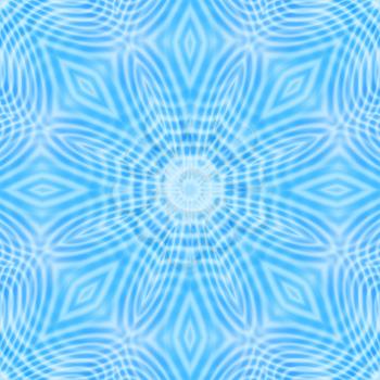 Abstract bright blue background with concentric ripples pattern