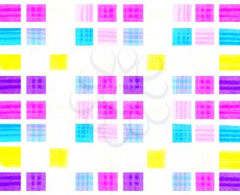 Abstract Background with bright color square pattern