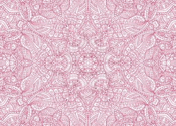 Graphics with abstract concentric outline pink pattern