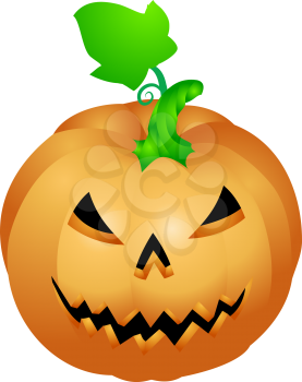 Royalty Free Clipart Image of a Pumpkin