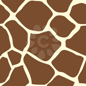 Royalty Free Clipart Image of a Giraffe Background