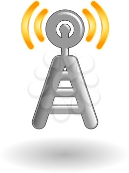 Royalty Free Clipart Image of a Mast Illustration