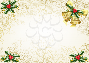 Royalty Free Clipart Image of a Christmas Background