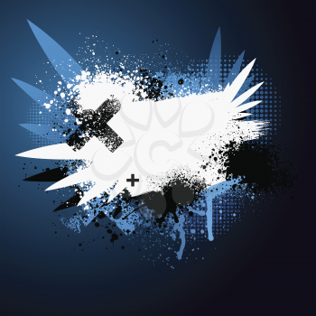 Royalty Free Clipart Image of a Grunge Design