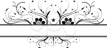 Royalty Free Clipart Image of an Ornamental Background