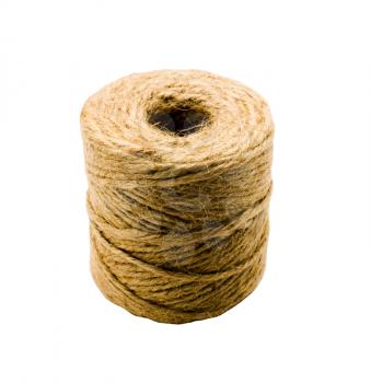 Spool of twine isolated over white