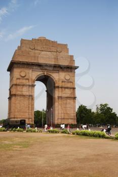 War memorial in a city, India Gate, Delhi, India