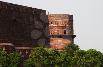 Low angle view of a fort, Agra Fort, Agra, Uttar Pradesh, India
