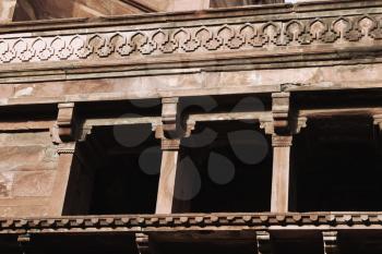 Architectural detail of a fort, Agra Fort, Agra, Uttar Pradesh, India