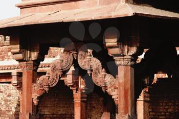 Architectural detail of a palace, Fatehpur Sikri, Agra, Uttar Pradesh, India