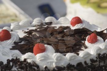 Close-up of a birthday cake