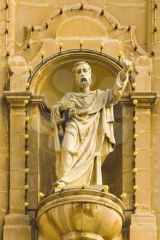Statue in a church, Msida Parish Church, Msida, Malta