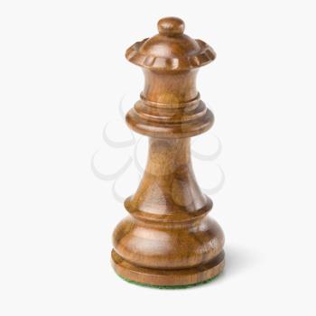 Close-up of a queen chess piece
