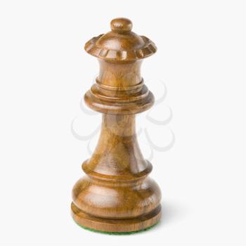 Close-up of a queen chess piece