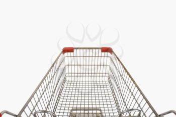 Close-up of a shopping cart