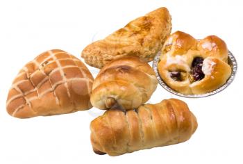 Close-up of assorted breads