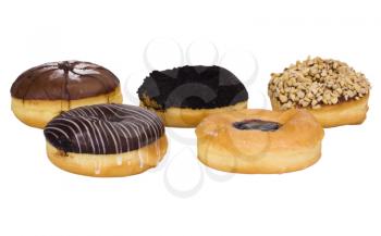 Close-up of assorted donuts