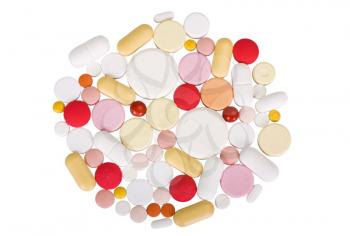 Close-up of assorted tablets