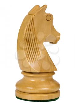 Close-up of a knight chess piece