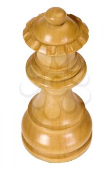 Close-up of a queen chess piece