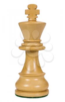 Close-up of a king chess piece