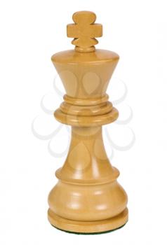 Close-up of a king chess piece