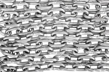 Close-up of metal chains