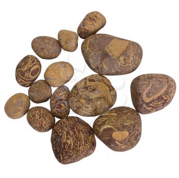Close-up of decorative stones