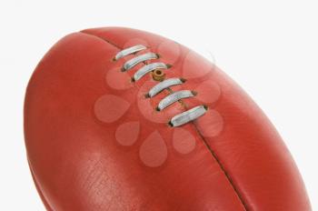 Close-up of an American football