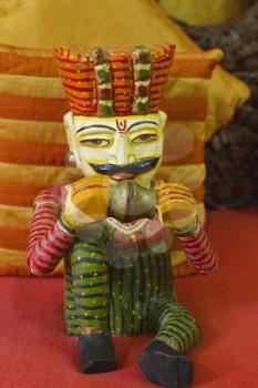 Close-up of a traditional figurine, Gwalior, Madhya Pradesh, India