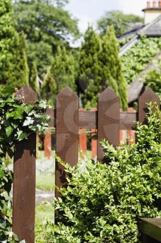 Fence of a restaurant, Adare, County Limerick, Republic of Ireland