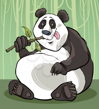 Royalty Free Clipart Image of a Panda