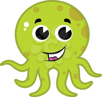 Royalty Free Clipart Image of an Octopus