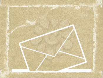 Royalty Free Clipart Image of an Envelope
