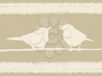 Royalty Free Clipart Image of Birds