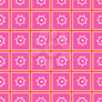 Seamless pattern abstract flowers, file EPS.8 illustration.

