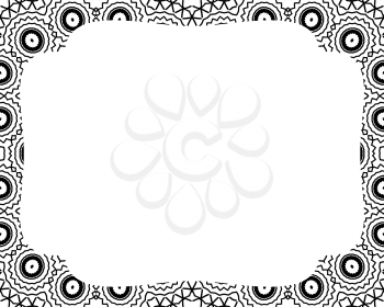 Frame ornament vintage floral design, EPS8 - vector graphics.