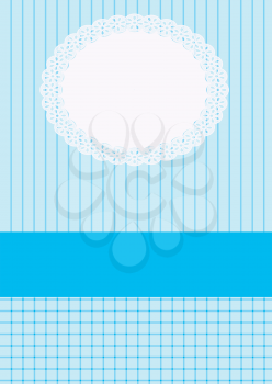 Baby shower invitation, with newborn baby boy, EPS10 - vector graphics.