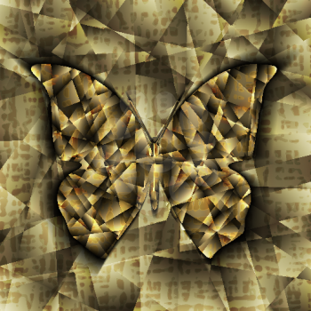 Butterfly abstract patterns, EPS10 - vector graphics.
