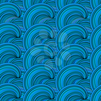 Seamless background waves , EPS8 - vector graphics.