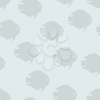 Seamless background fish, EPS8 - vector graphics.