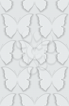 Seamless background butterfly, EPS10 - vector graphics.