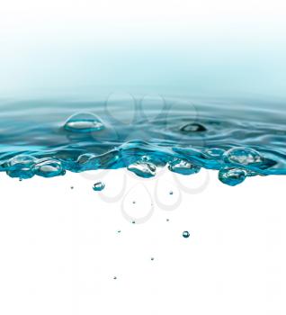 Macro Water Drop Stock Photo