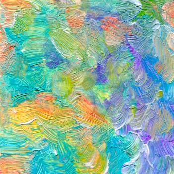 Abstract textured acrylic and watercolor hand painted background. Impressionism style.