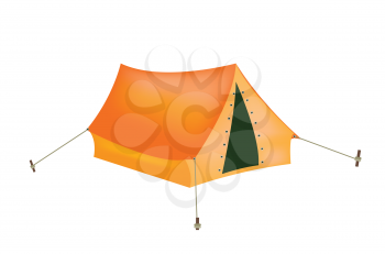 Royalty Free Clipart Image of a Tent