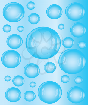 Royalty Free Clipart Image of a Background With Water Spots