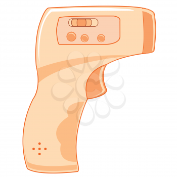 Noncontact thermometer for measurement of the temperature of the body