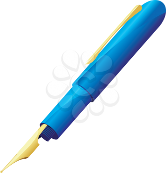 Royalty Free Clipart Image of a Calligraphy Pen