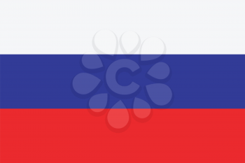 Vector illustration of the flag of Russia  