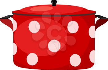 Illustration of red pots. eps10